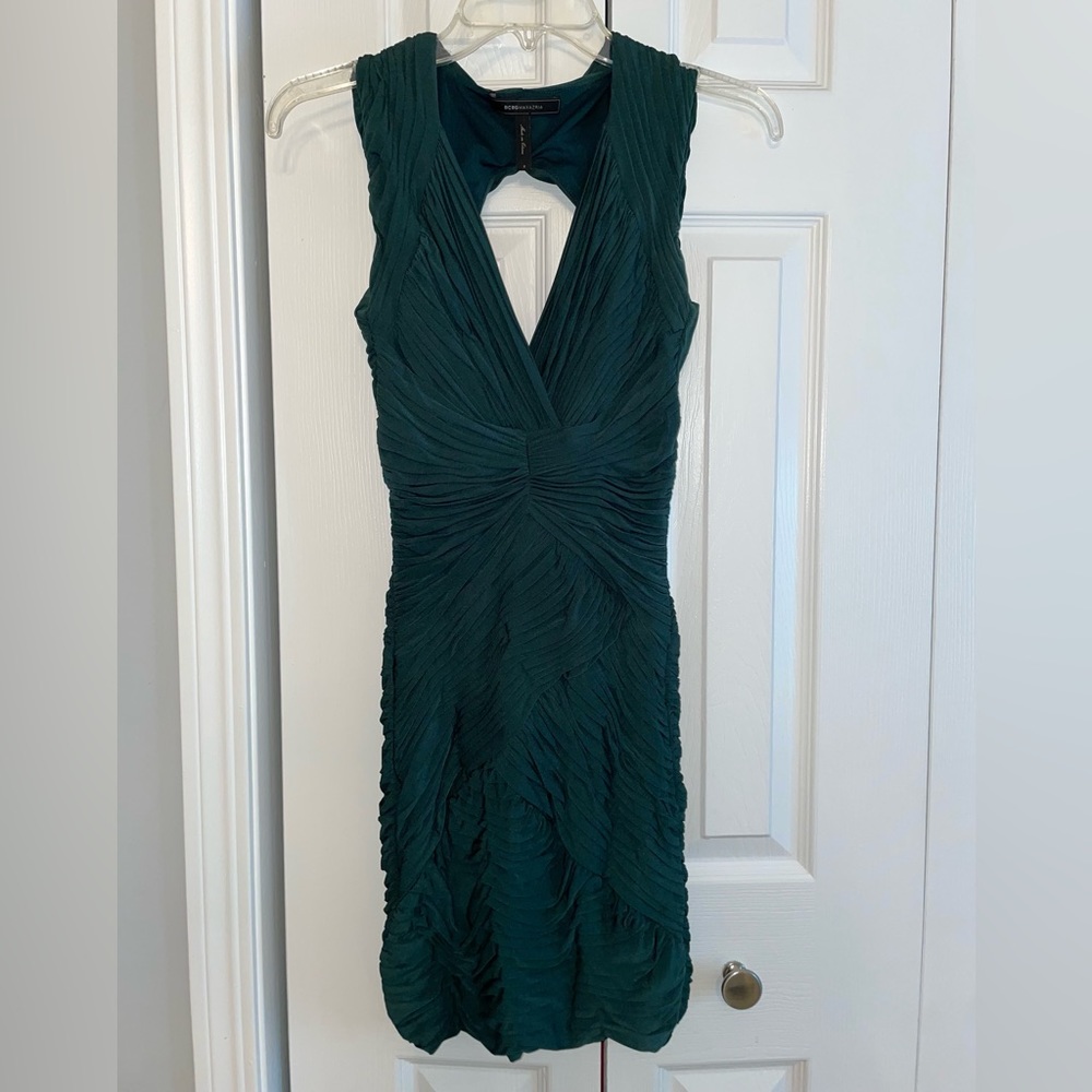 BCBG Maxazria Emerald Green Dress